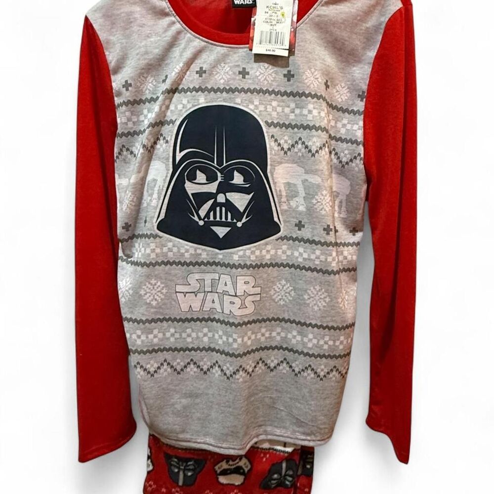Star-wars Men's Grey and Red Pajamas
